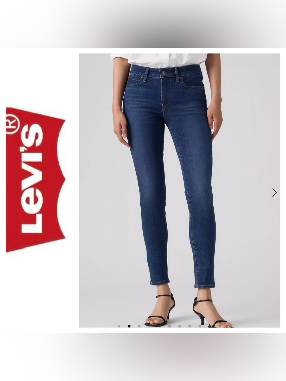 Levi's 711  Dark Blue Women's Skinny Jeans Size 30